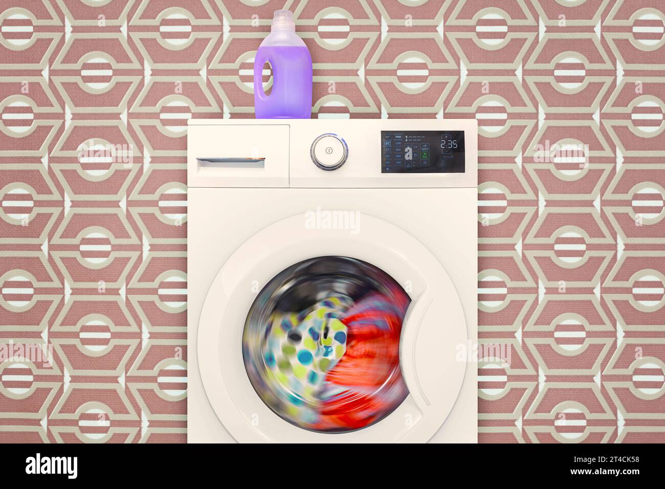 Gran lavadora juguete giratorio automático sonido luz feliz lavado