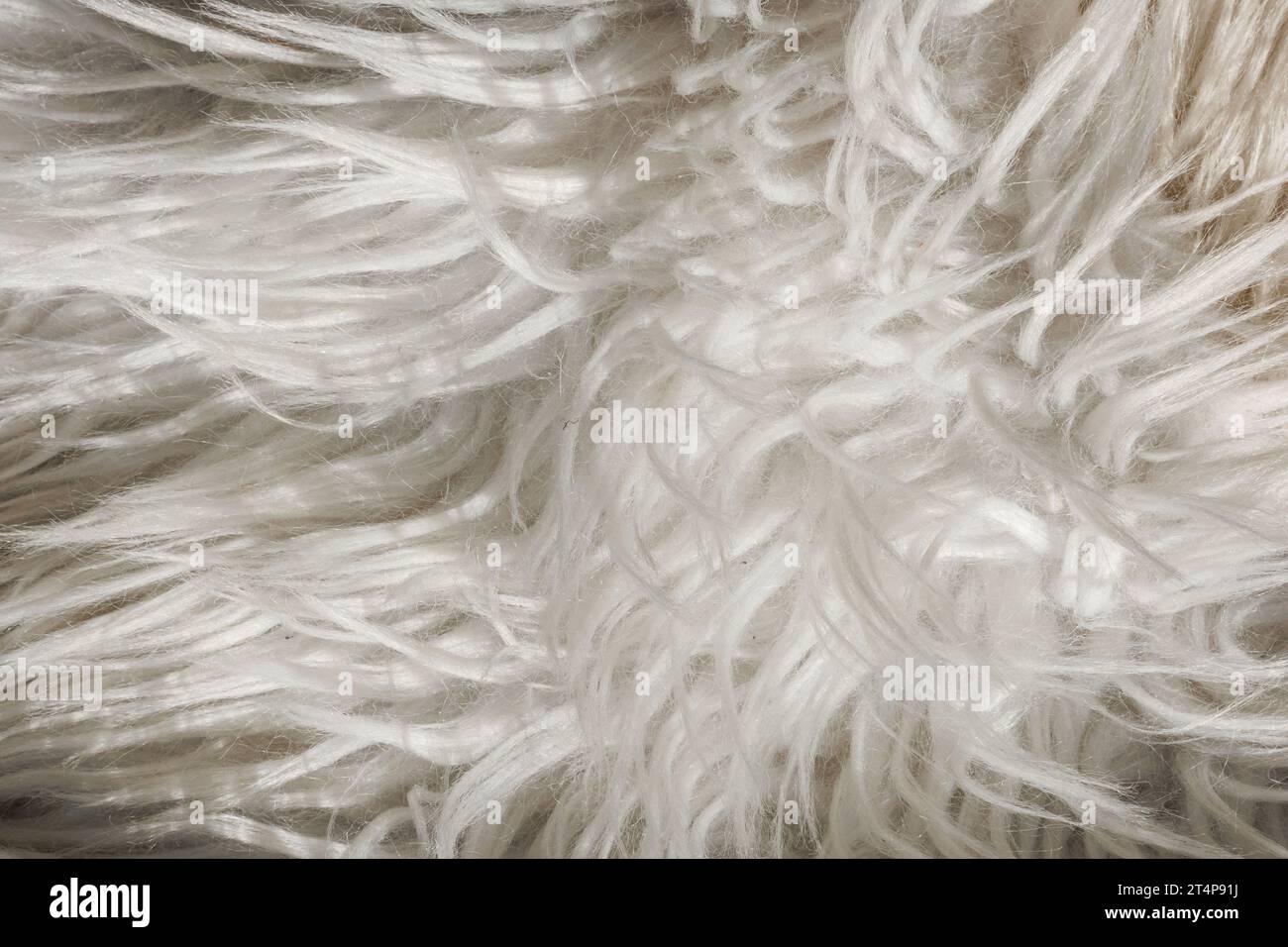 Tela de piel sintética, piel sintética peluda, lana de oveja de pelo largo.  Pelo largo de