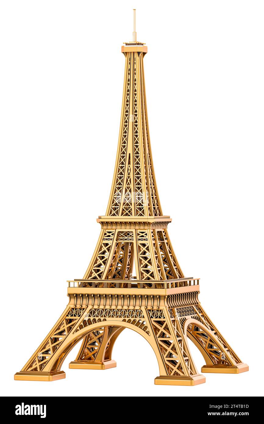 dibujo de la torre eiffel 3d