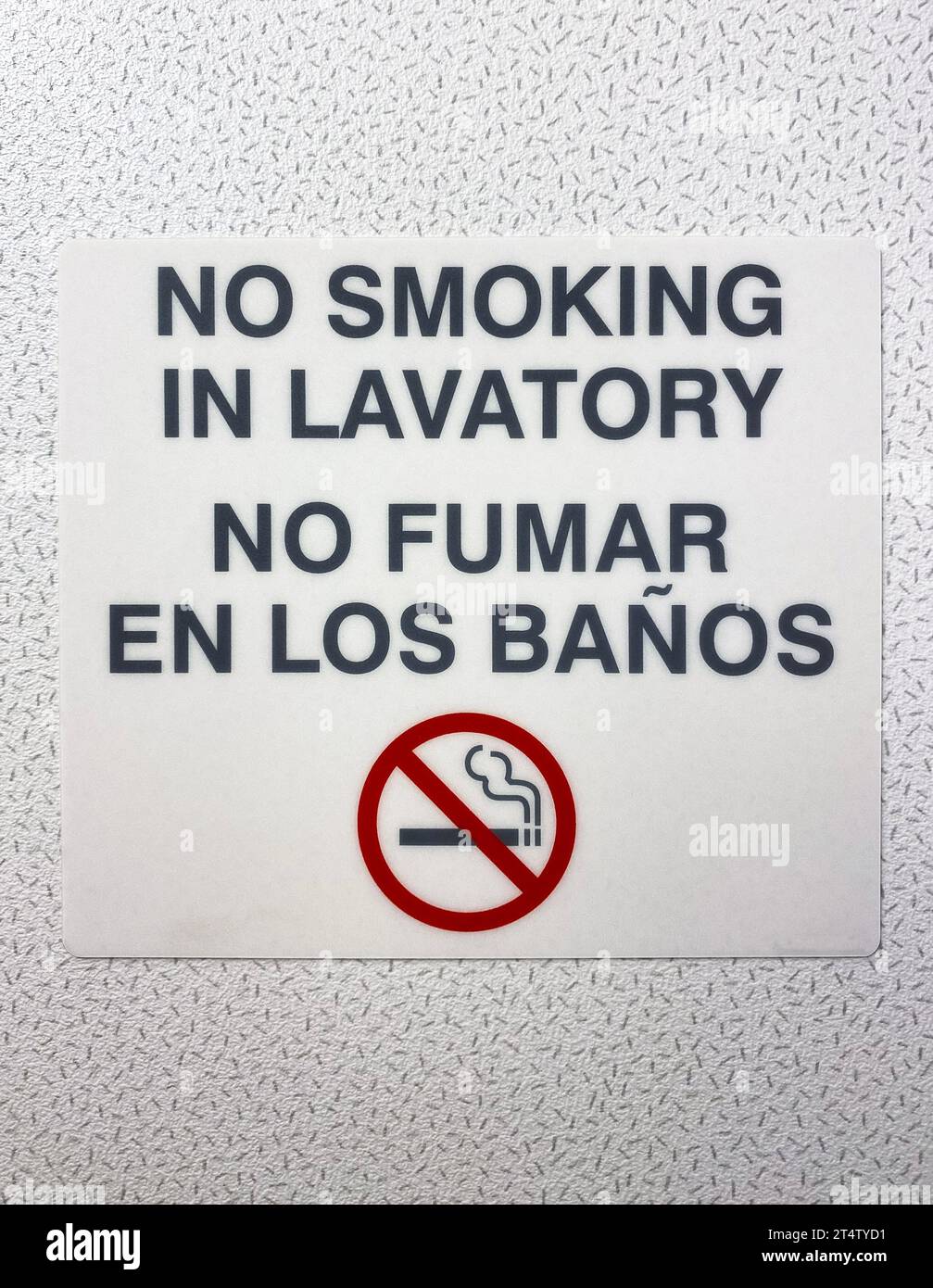 Cartel Prohibido fumar/enc fuego 204