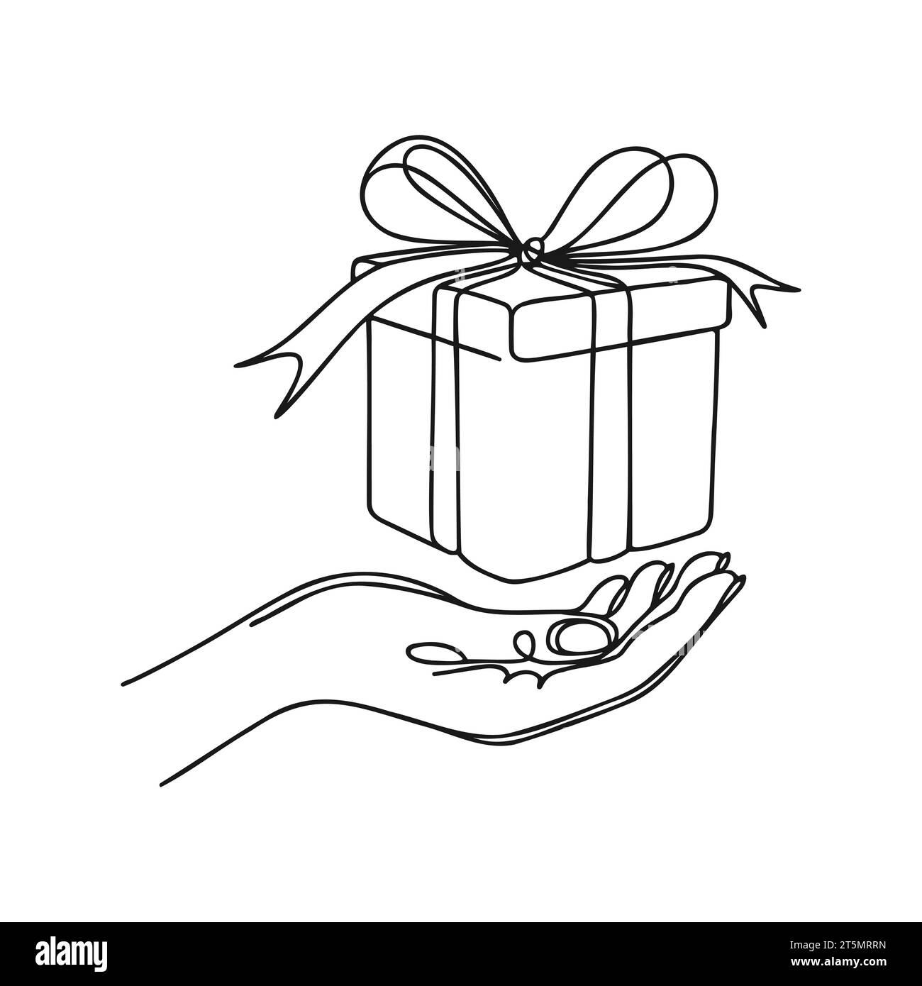 Silhouette gift box knot ribbon fotografías e imágenes de alta resolución -  Alamy