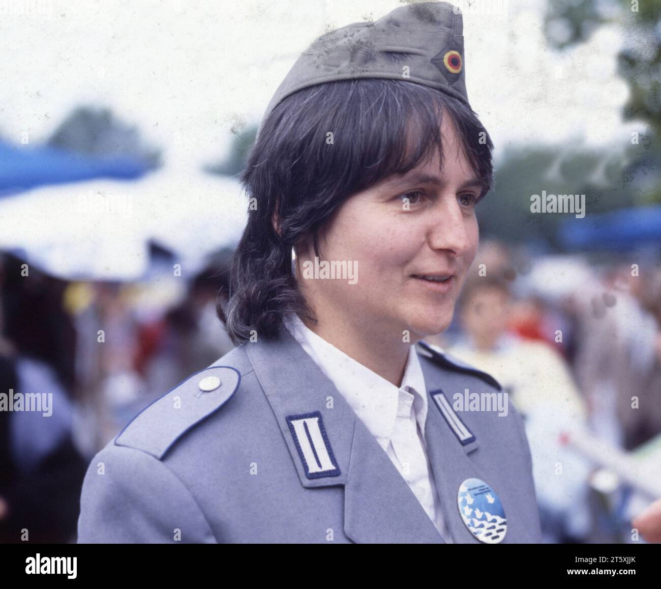 Weibl. Symbol Von Berlin 8 Buchst 80-90er Jahre Ereignisse DEU, Deutschland: Die historischen Dias aus