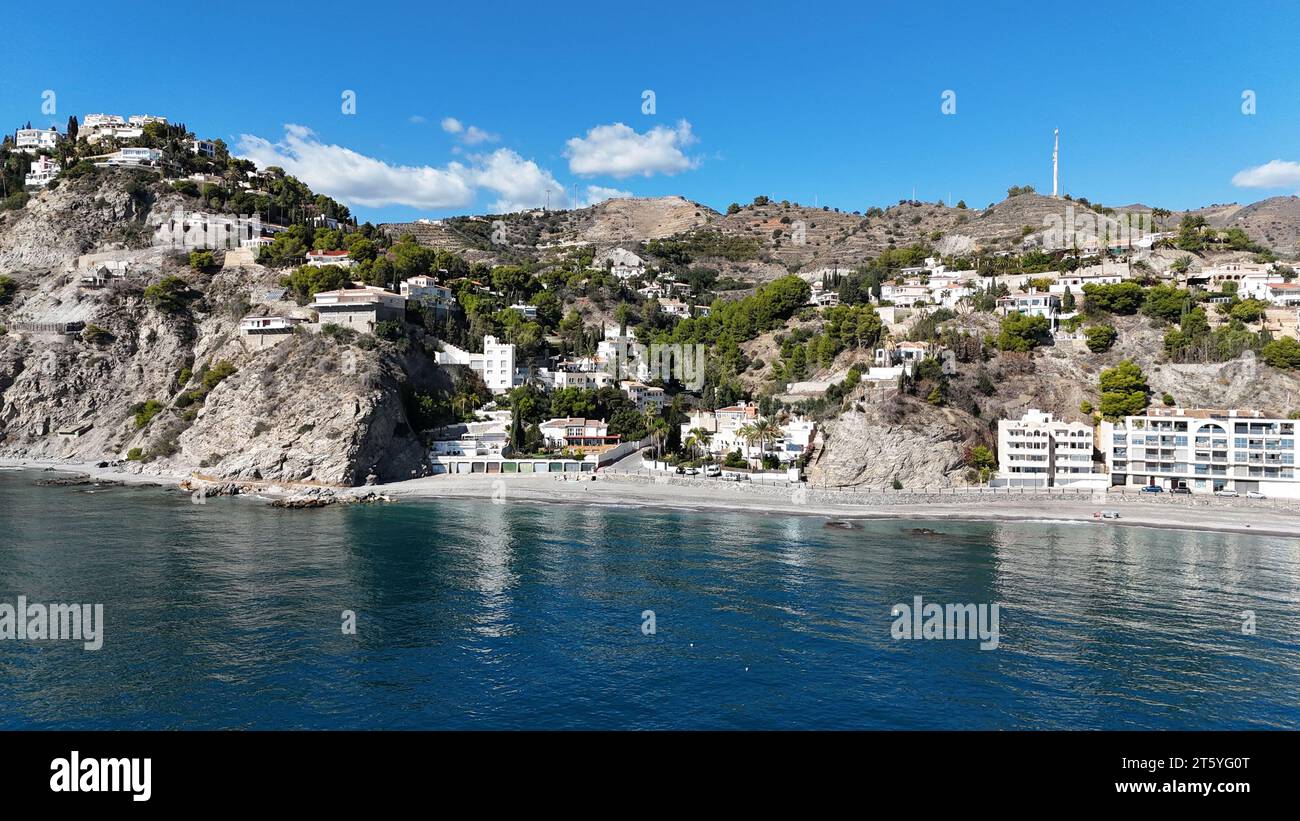 08/11/23 El pueblo de Cotobro,Almuñecar, Granada, España Foto de stock