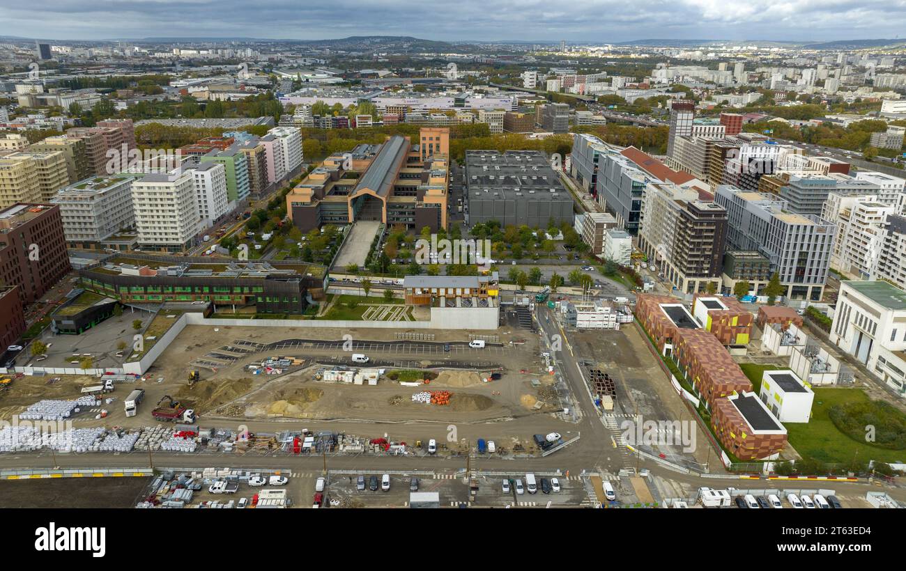 Exclusivo Una vista aérea de la Villa Olímpica de París 2024 el 3 de