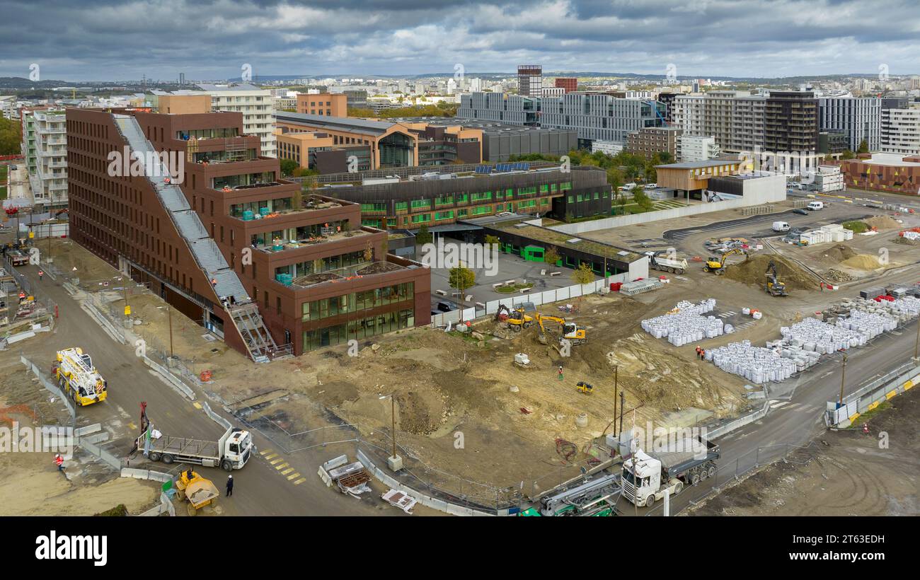 Exclusivo Una vista aérea de la Villa Olímpica de París 2024 el 3 de