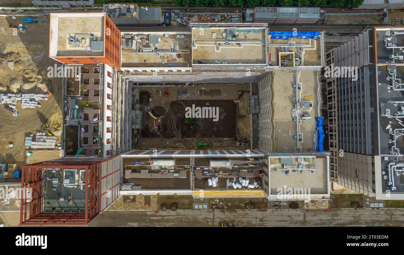 Exclusivo Una vista aérea de la Villa Olímpica de París 2024 el 3 de