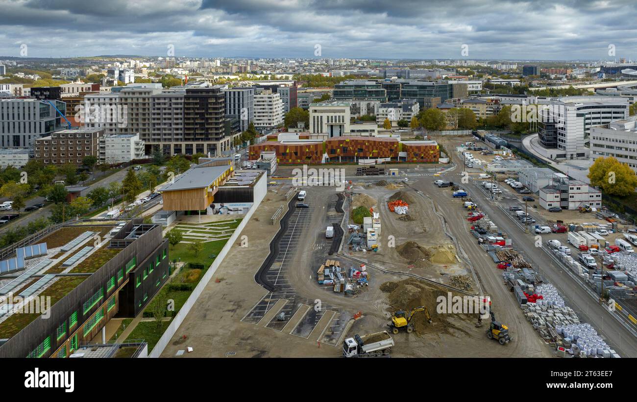 Exclusivo Una vista aérea de la Villa Olímpica de París 2024 el 3 de