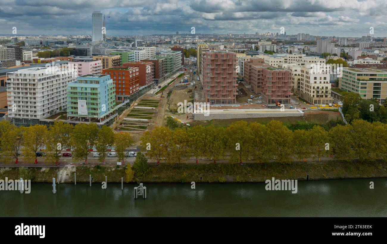 Exclusivo Una vista aérea de la Villa Olímpica de París 2024 el 3 de