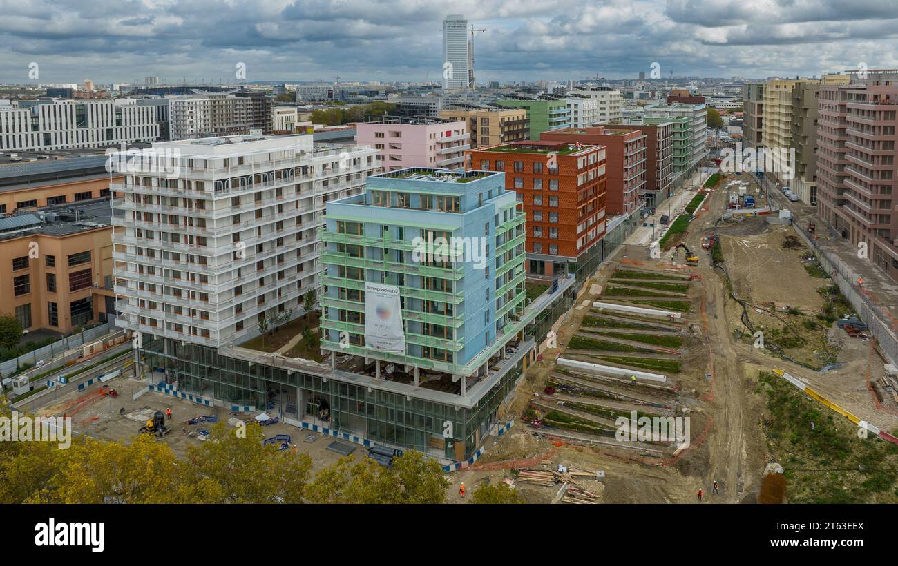 Exclusivo Una vista aérea de la Villa Olímpica de París 2024 el 3 de