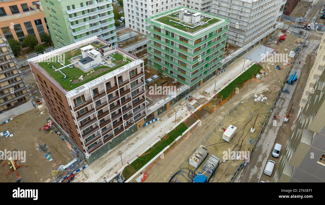 Exclusivo Una vista aérea de la Villa Olímpica de París 2024 el 3 de