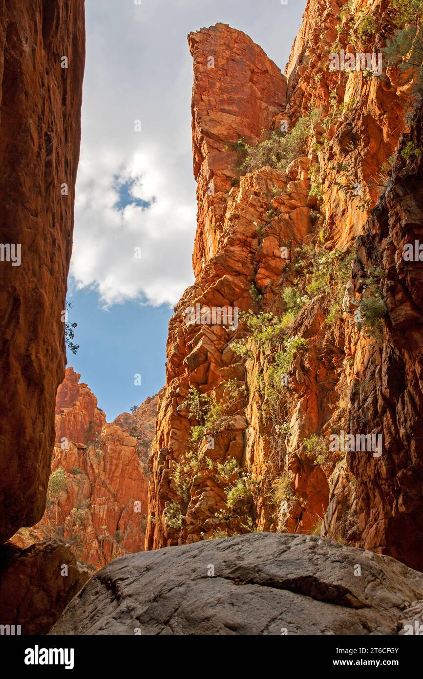 Standley Chasm Foto de stock