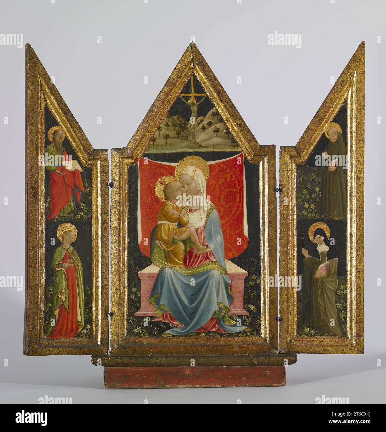 Madonna entronizada con hijo fotografías e imágenes de alta resolución