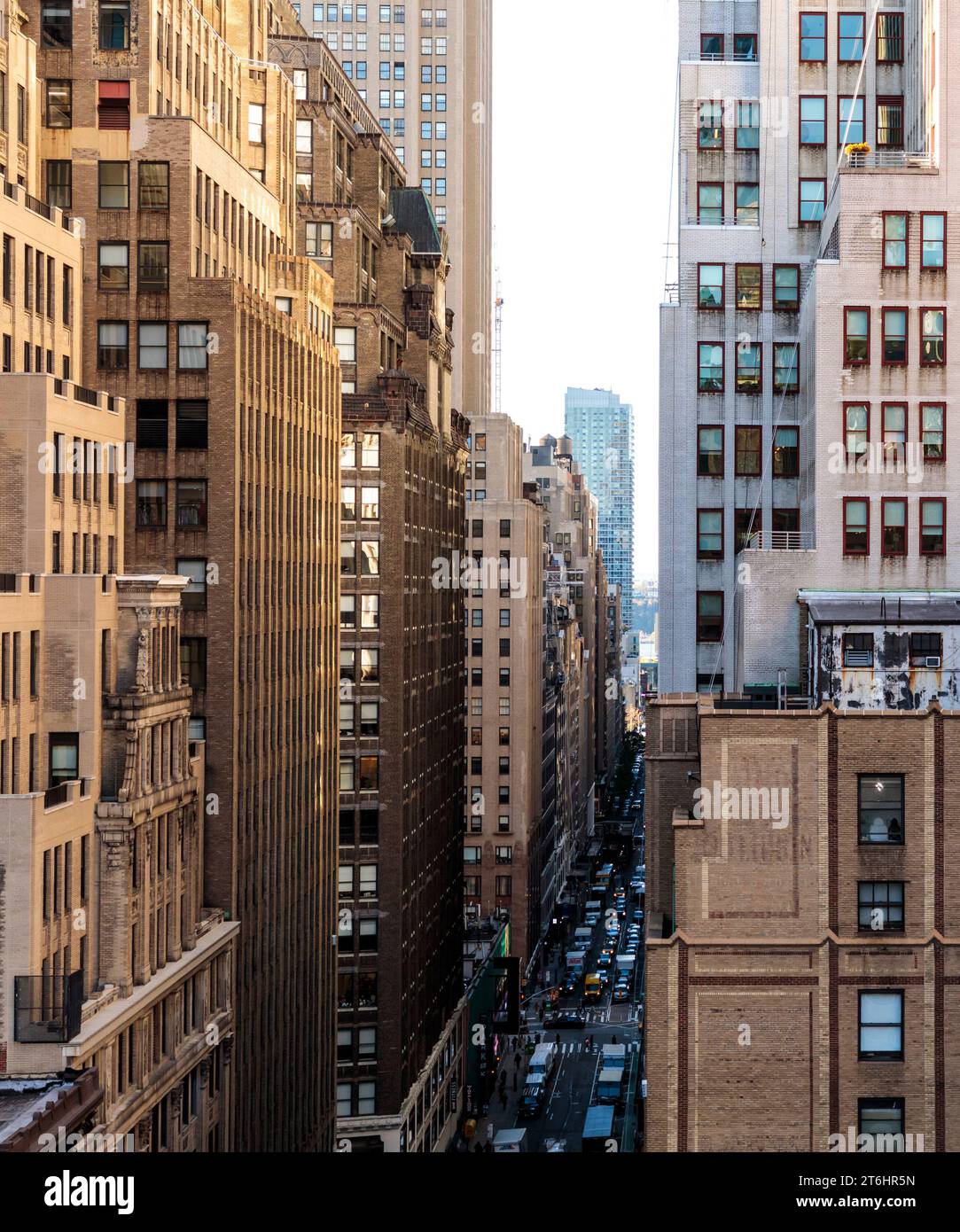 Cañón de vivienda Manhattan, Nueva York, América del Norte, Estados Unidos Foto de stock