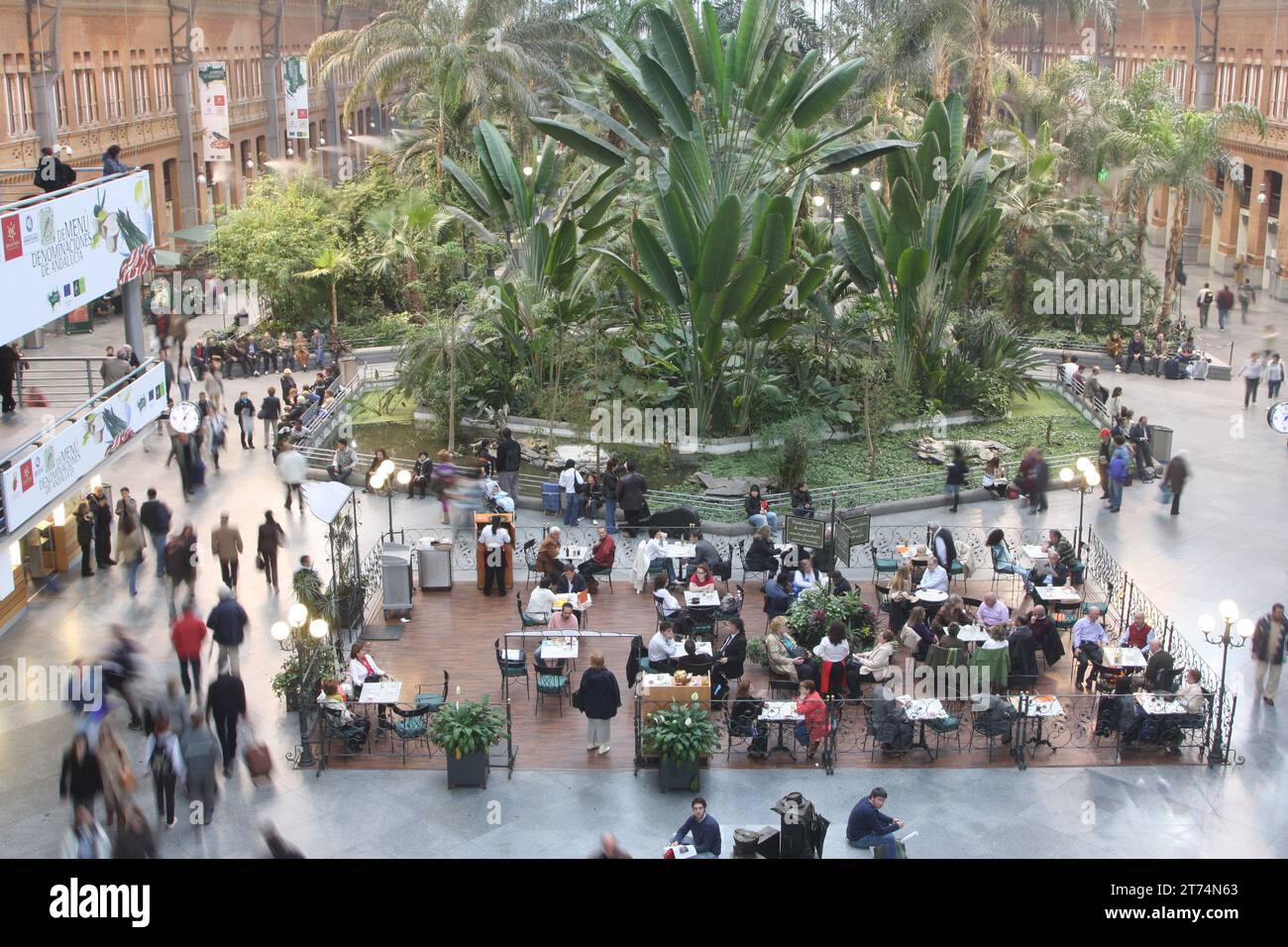Madrid Atocha es la estación ferroviaria más grande de Madrid. Estación