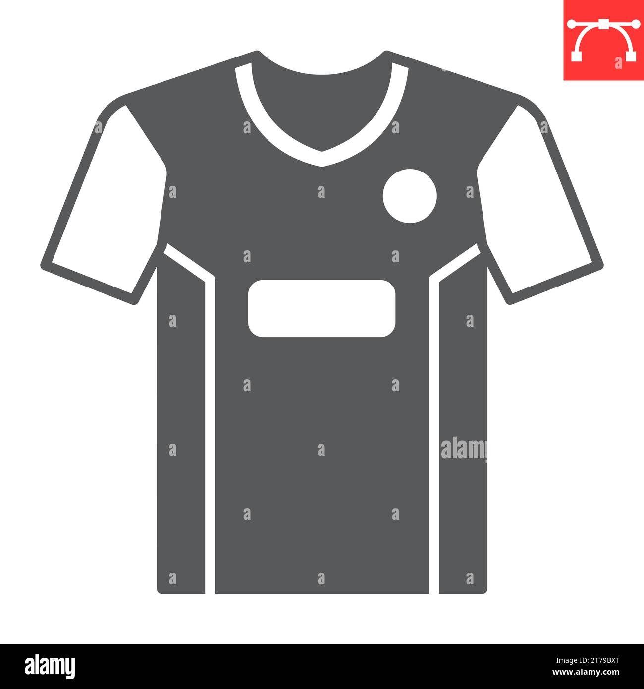 Camiseta azul y negro plantilla de fútbol o fútbol para el club del equipo  sobre fondo blanco. deporte de jersey, ilustración vectorial eps 10.