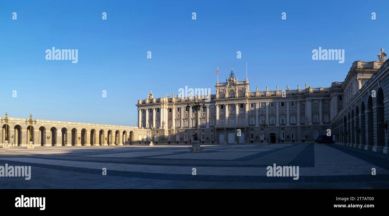 Palacio Real de Madrid Foto de stock