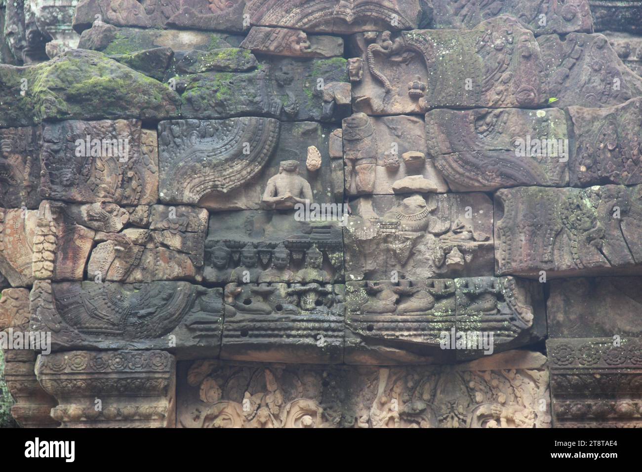 Ta Som, templo Khmer, antigua zona de Angkor, Camboya. Reinado de