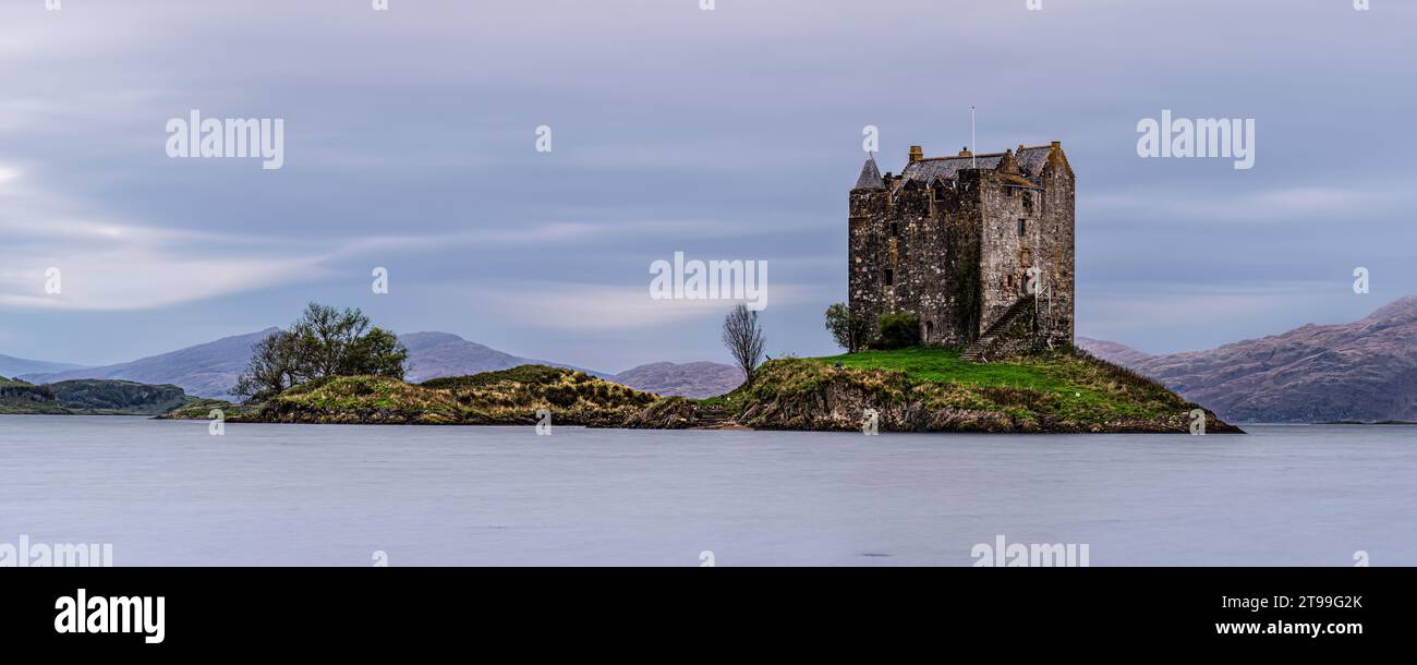 Castle Stalker, Escocia Foto de stock