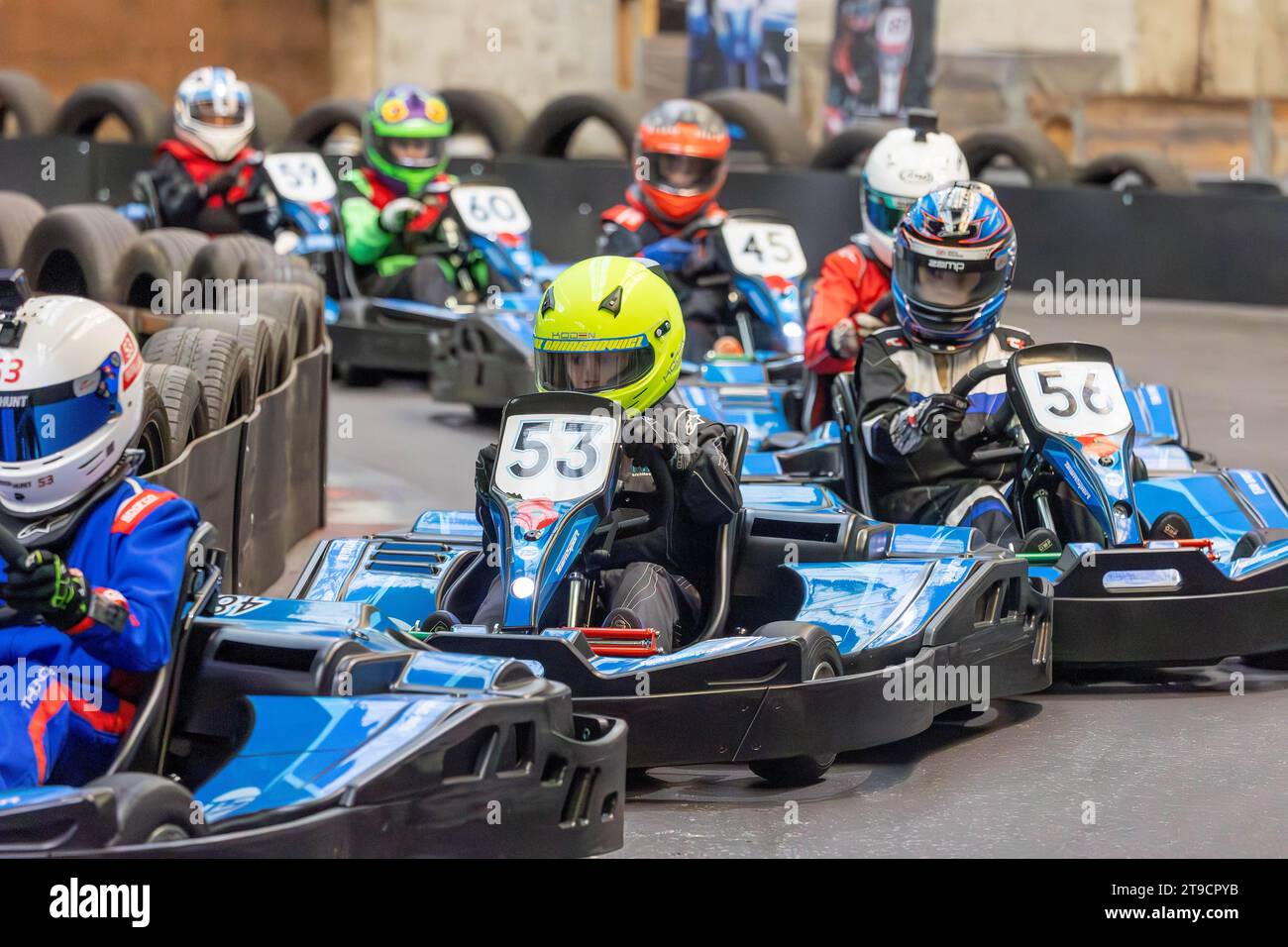 Campeonato Británico de Karting Indoor 2023 La gran final y la