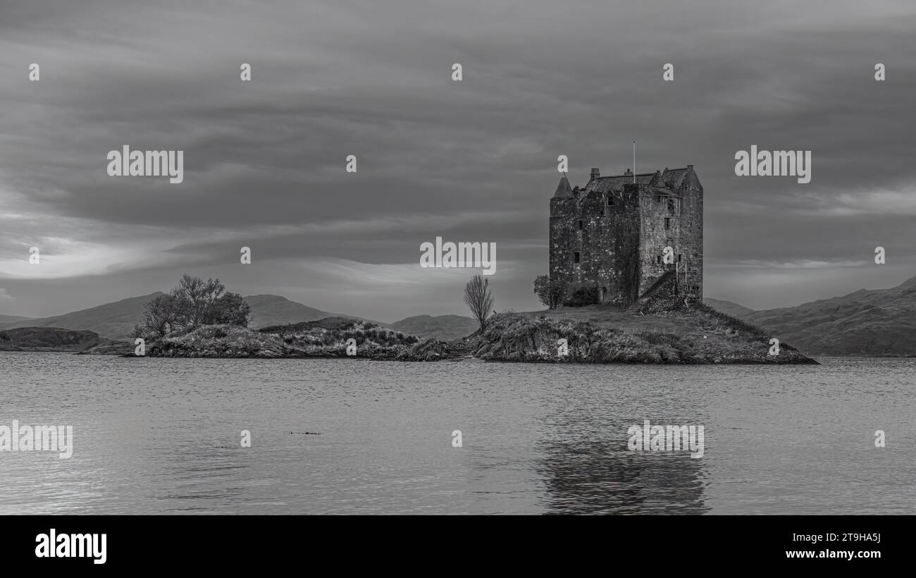 Castle Stalker, Escocia Foto de stock