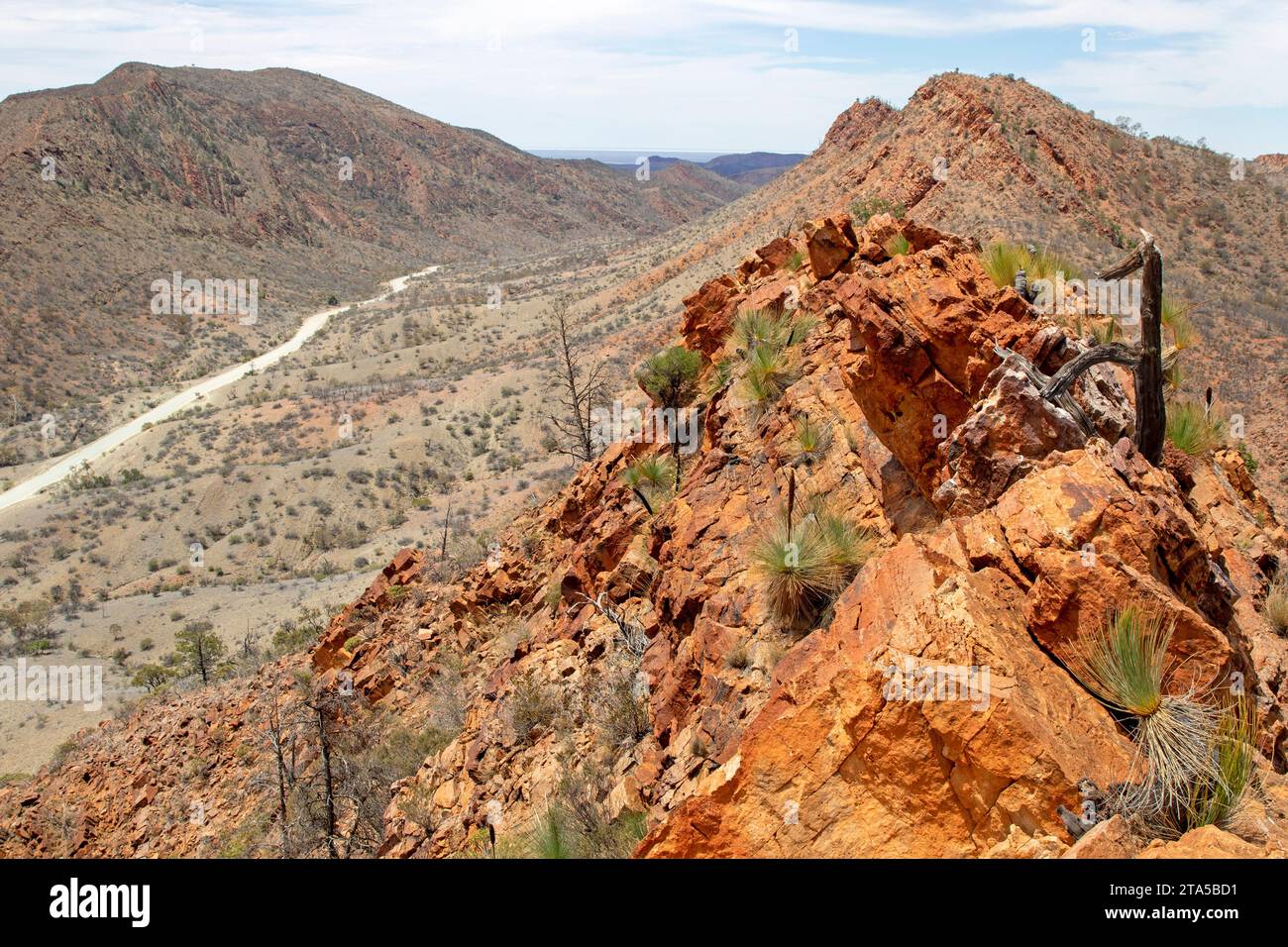 Cumbre de Griselda Hill, Arkaroola Wilderness Sanctuary Foto de stock