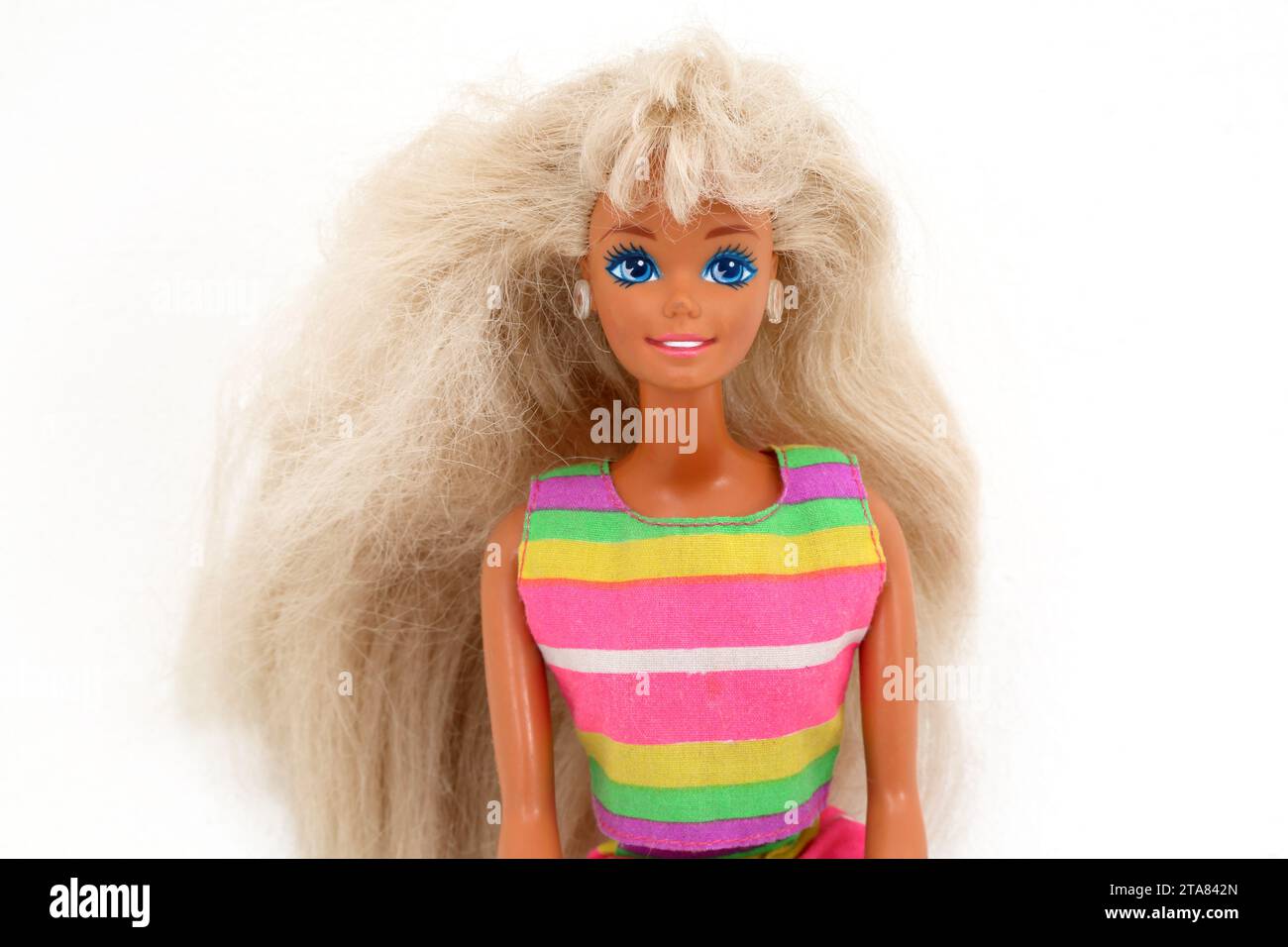 Barbie vintage de los años 1990 por Mattel Foto de stock