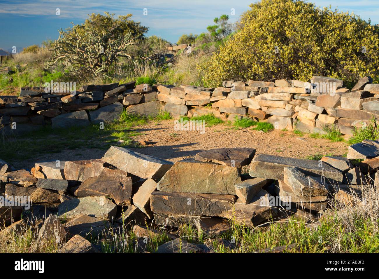 Sears Kay la ruina, el Bosque Nacional de Tonto, Arizona Foto de stock