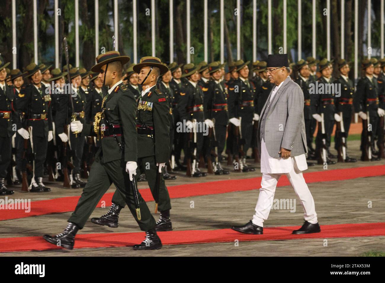 Katmandú, Katmandú, Nepal. 3 de diciembre de 2023. El primer ministro
