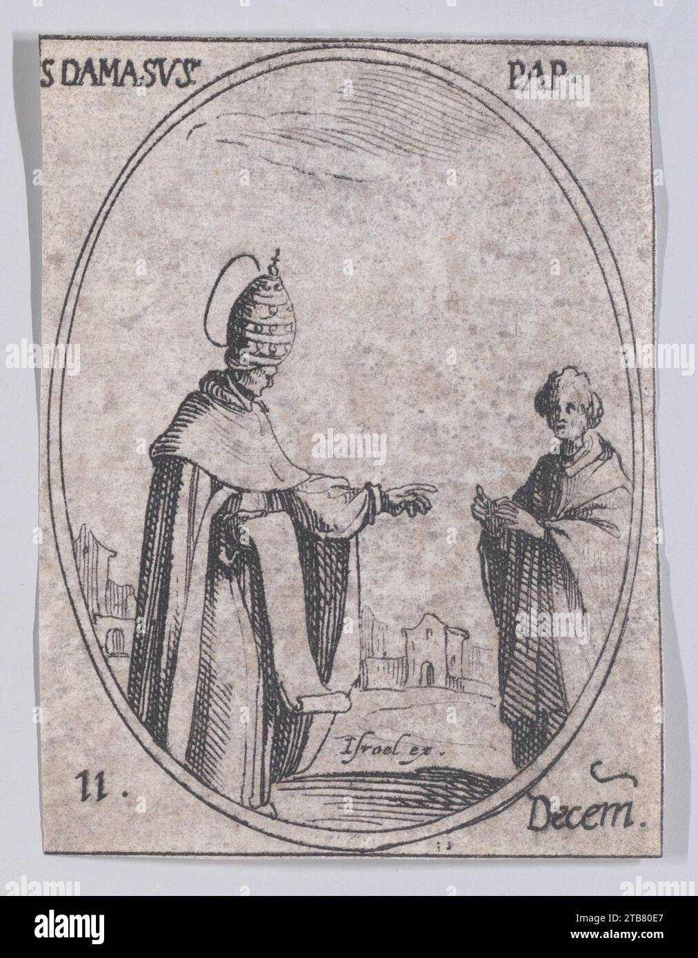 S. Damase, papa (San Dámaso, Papa), 11 de diciembre, de 'Les Images De