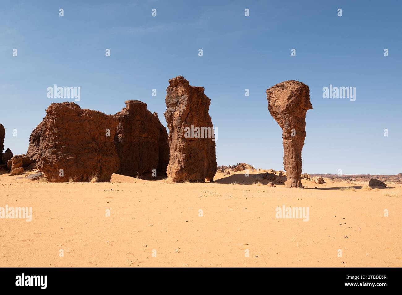 Parque Nacional de Ennedi, Chad, África Central Foto de stock