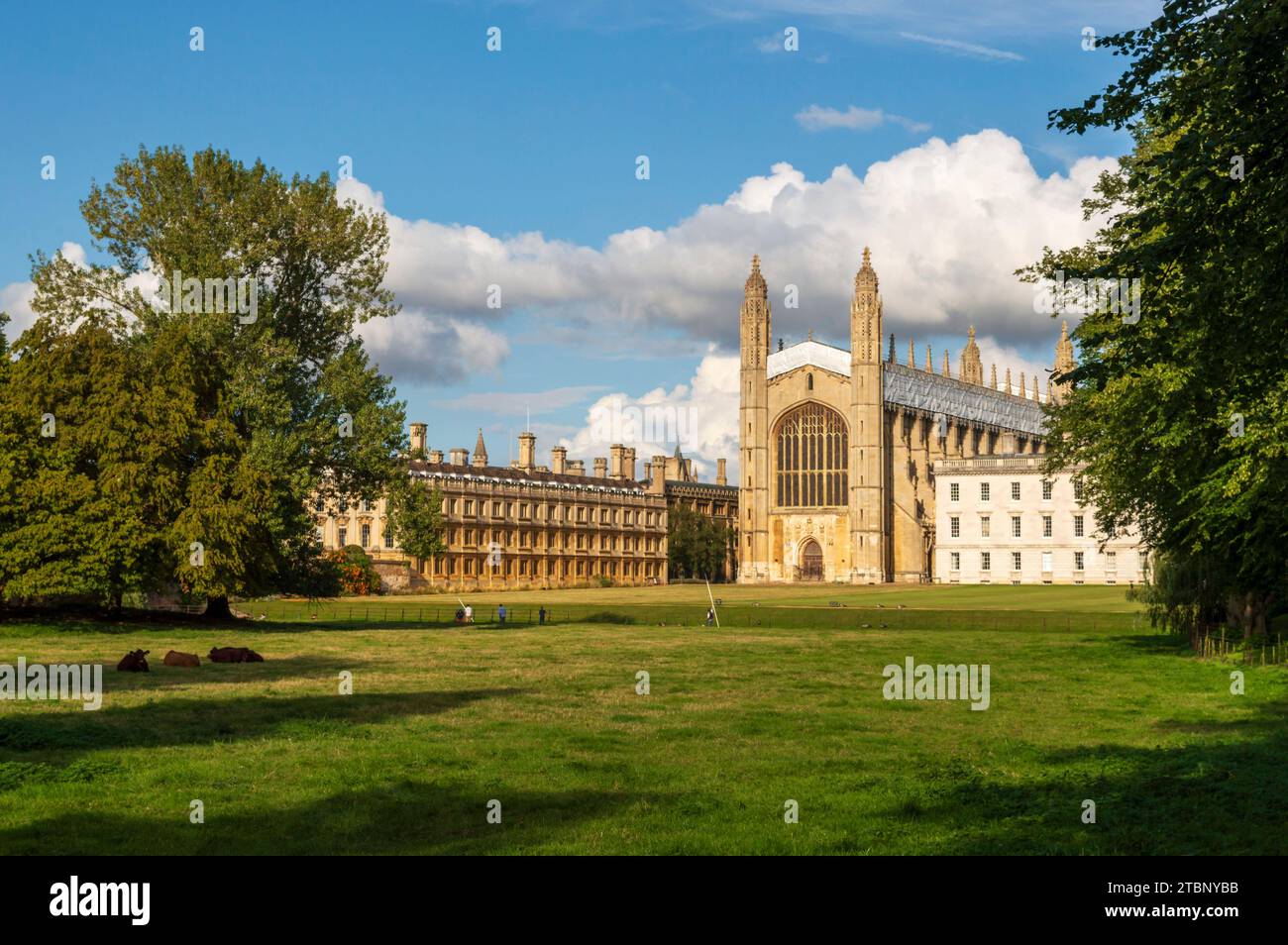 Capilla Kings College en Cambridge, Cambridgeshire, Inglaterra. Otoño (septiembre) 2023. Foto de stock