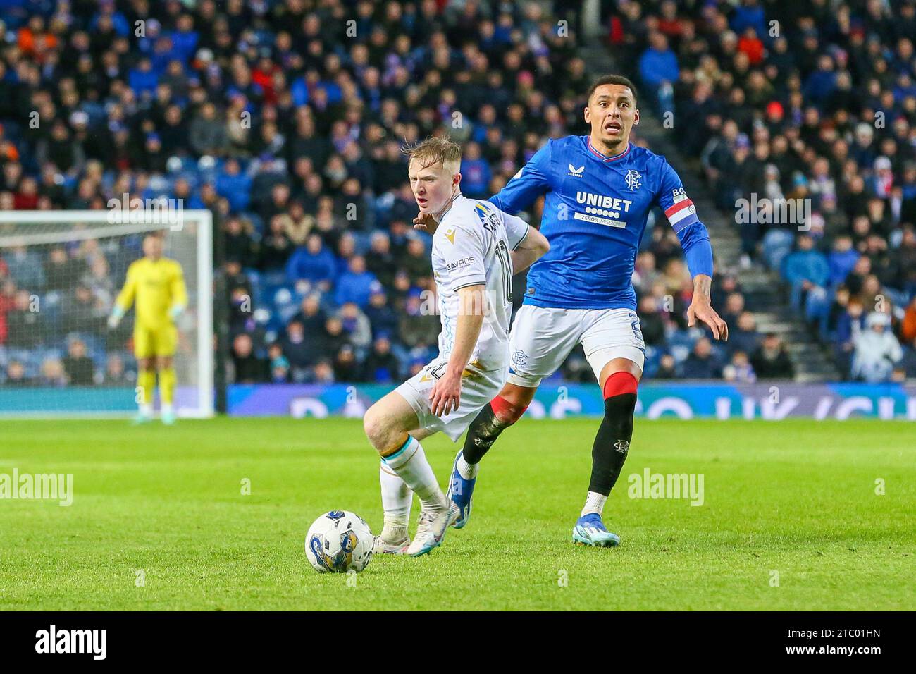 Glasgow, Reino Unido. 9 de diciembre de 23. Glasgow, Reino Unido. Los Rangers juegan Dundee en el Ibrox Stadium, Glasgow, Escocia, Reino Unido en un partido de la Premiership escocesa. Crédito: Findlay/Alamy Live News Foto de stock