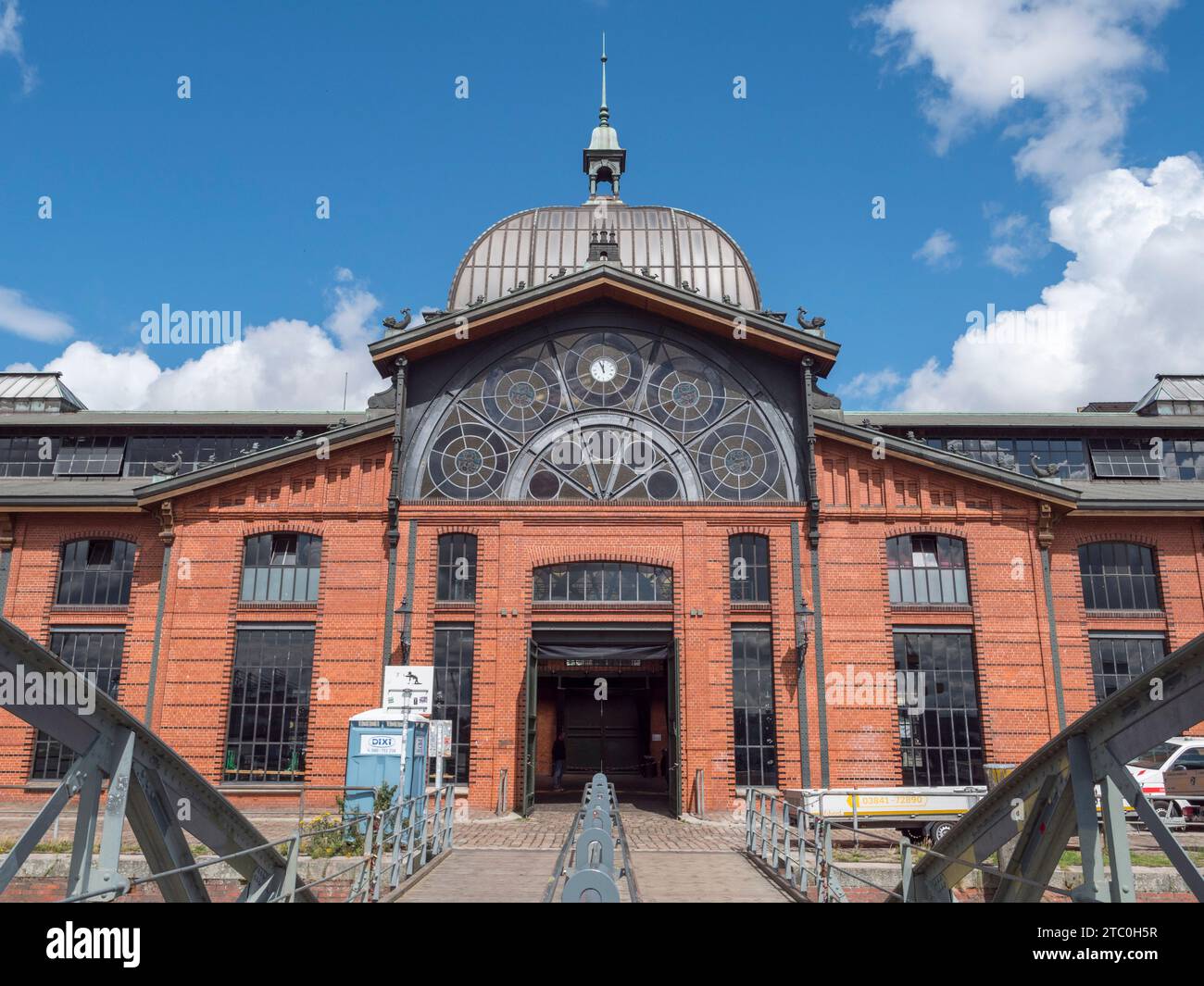 La sala de subastas de pescado (Fischauktionshalle/Fischmarkt) en Altona, Foto de stock