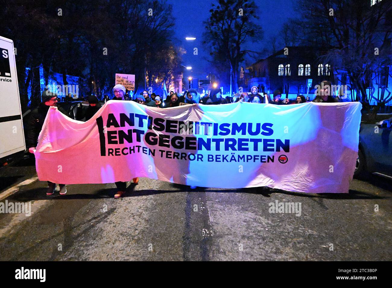 10 De Diciembre De 2023 Baviera Munich Participantes En La Manifestación Titulada ¡nunca Más 9608