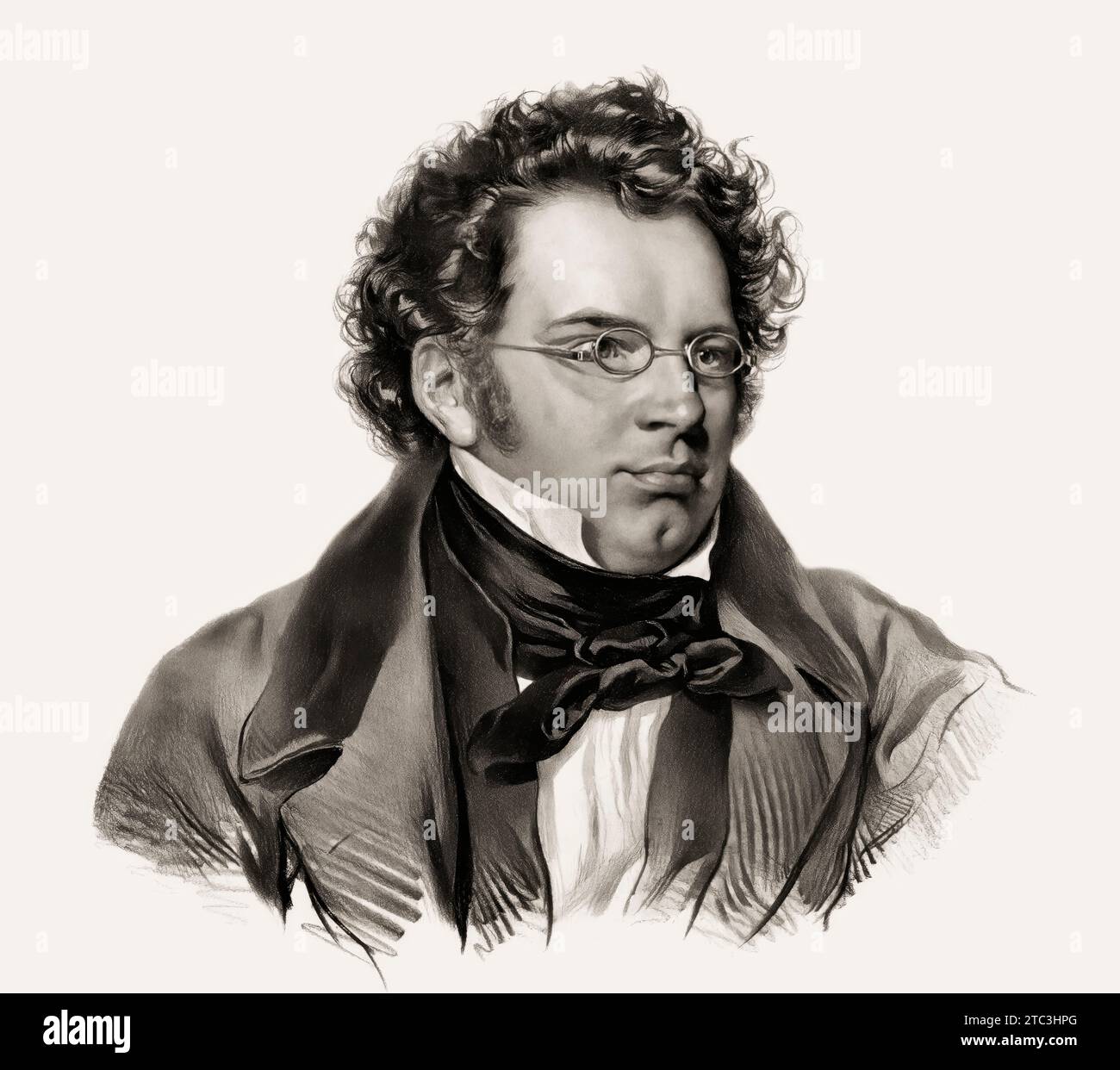Franz Peter Schubert, 1797 – 1828, compositor austríaco Foto de stock