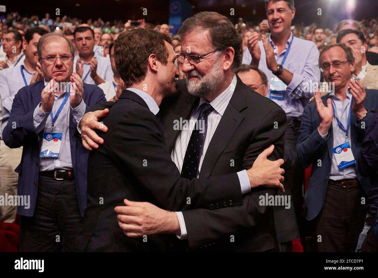 Madrid, 21/07/2018. 19 Congreso Nacional Extraordinario del PP en el Hotel Marriott, con la elección del nuevo presidente del partido. Foto: Guillermo Navarro ARCHDC. Crédito: Álbum / Archivo ABC / Guillermo Navarro Foto de stock