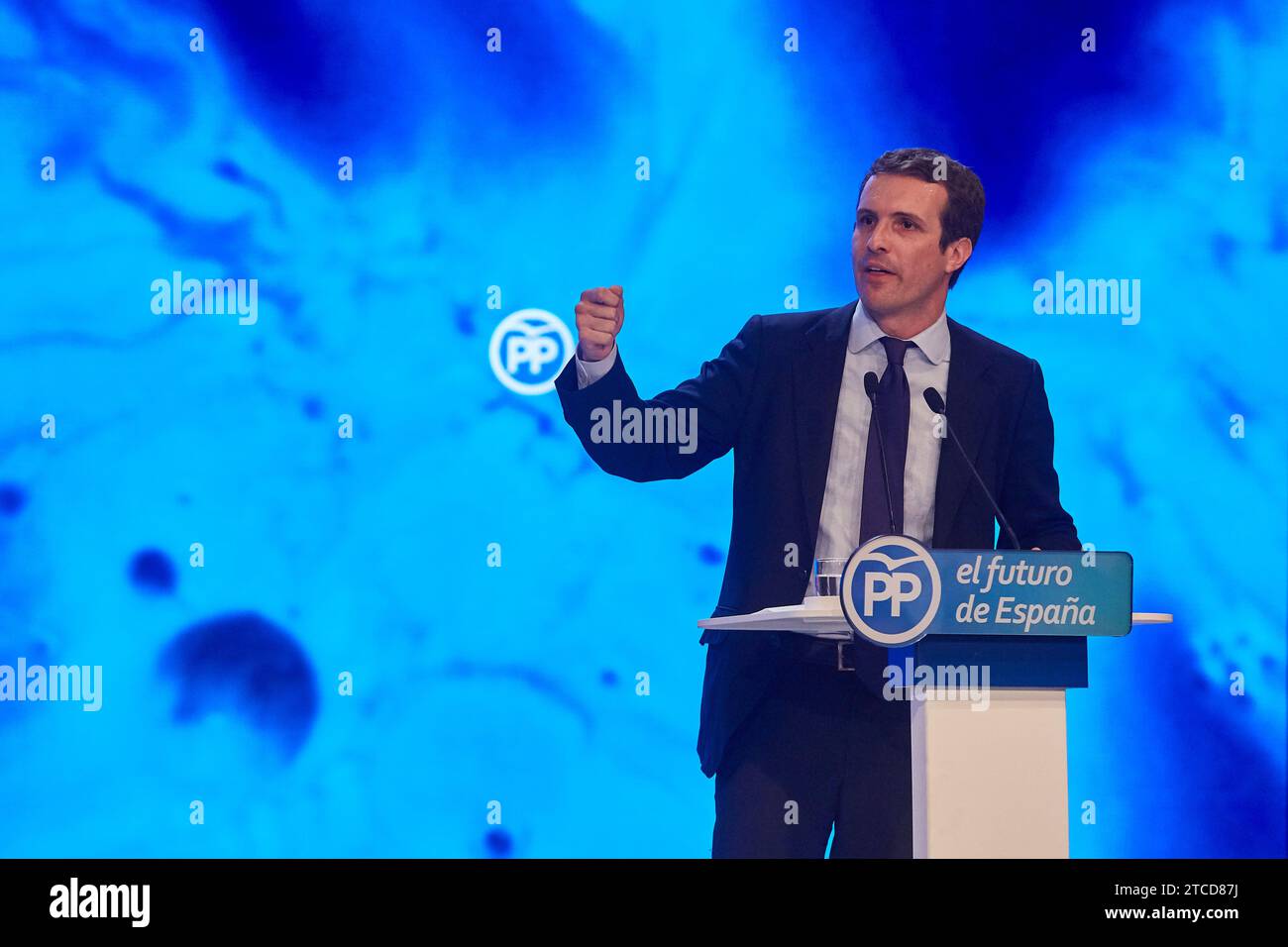 Madrid, 21/07/2018. 19 Congreso Nacional Extraordinario del PP en el Hotel Marriott, con la elección del nuevo presidente del partido. Foto: Guillermo Navarro ARCHDC. Crédito: Álbum / Archivo ABC / Guillermo Navarro Foto de stock