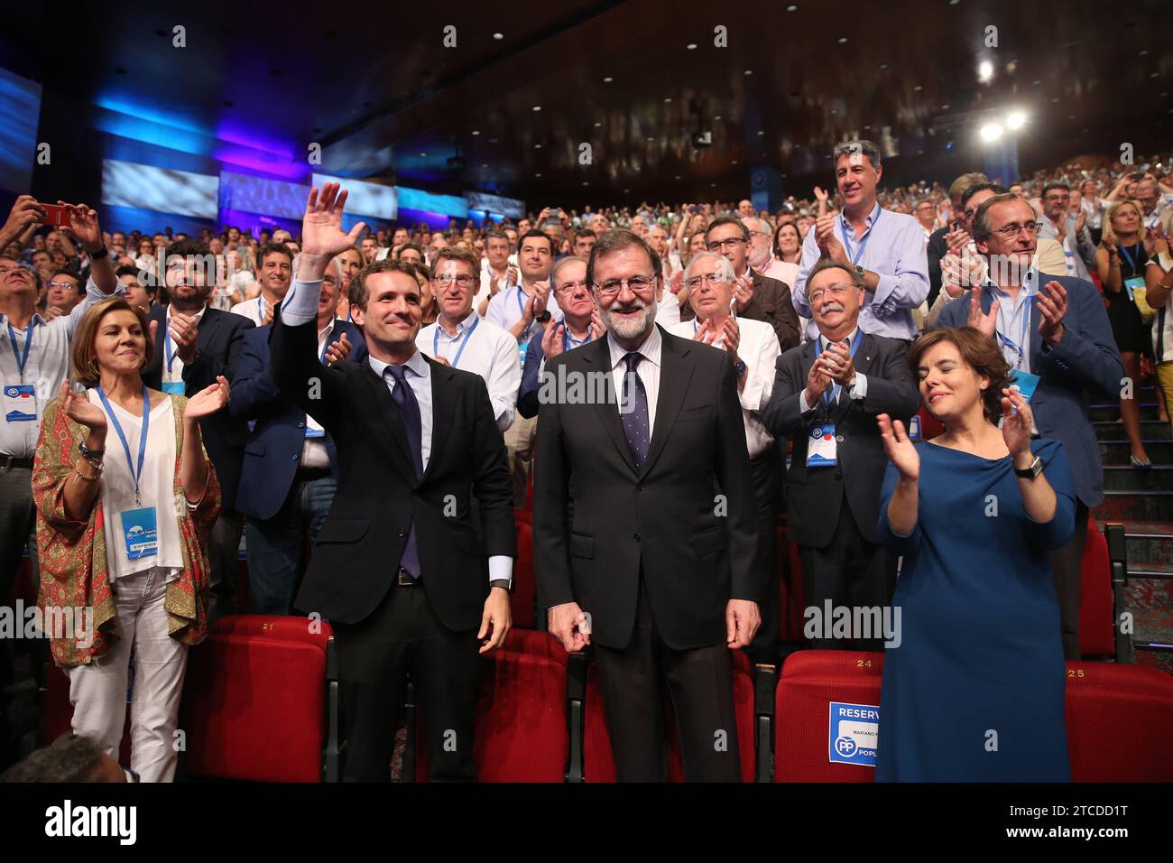 Madrid, 21/07/2018. 19 Congreso Nacional Extraordinario del PP en el Hotel Marriott, con la elección del nuevo presidente del partido. Foto: Jaime García ARCHDC. Crédito: Álbum / Archivo ABC / Jaime García Foto de stock