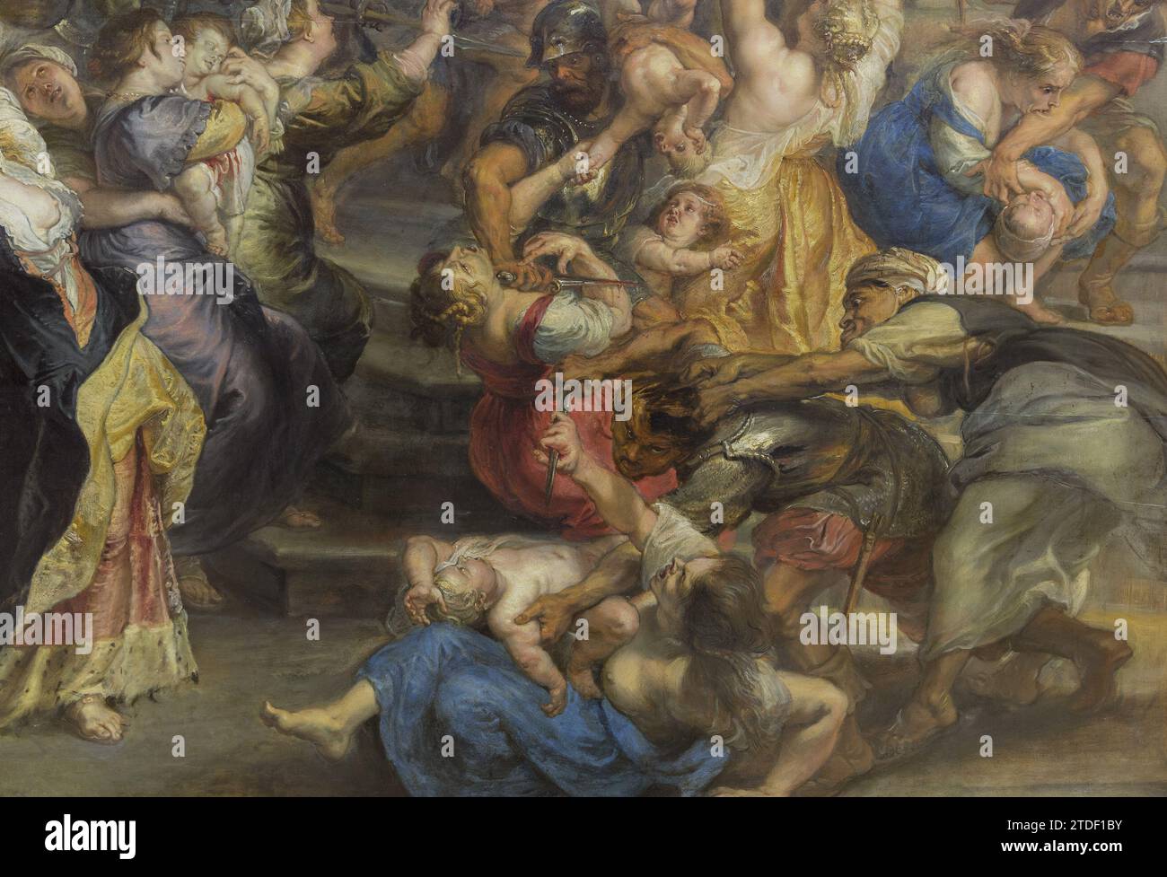 Detalle de la pintura de Rubens Foto de stock