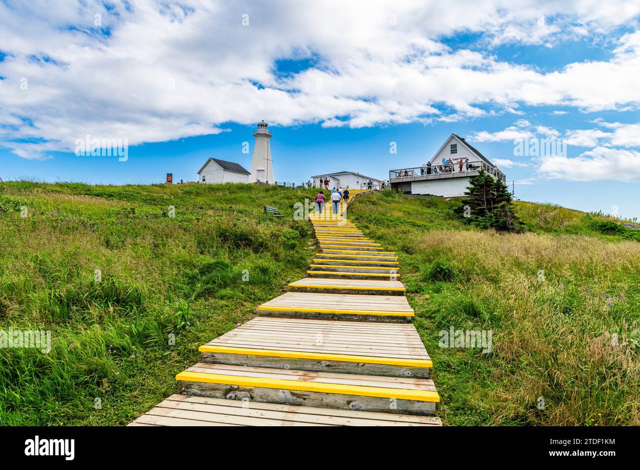 Cape Spear Lighthouse National Historic Site, Terranova, Canadá, América del Norte Foto de stock