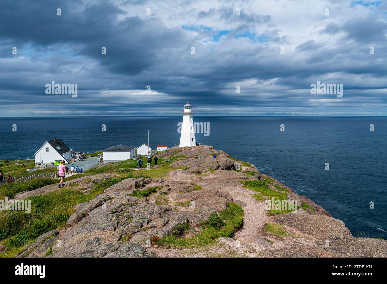 Cape Spear Lighthouse National Historic Site, Terranova, Canadá, América del Norte Foto de stock