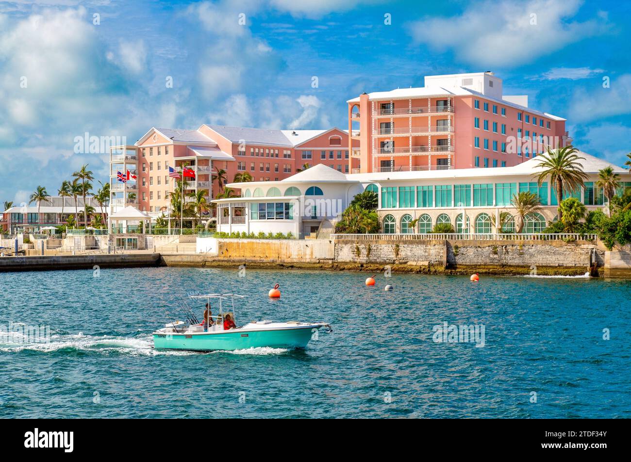 The Hamilton Princess Hotel, Hamilton, Bermudas, Atlántico, América del Norte Foto de stock