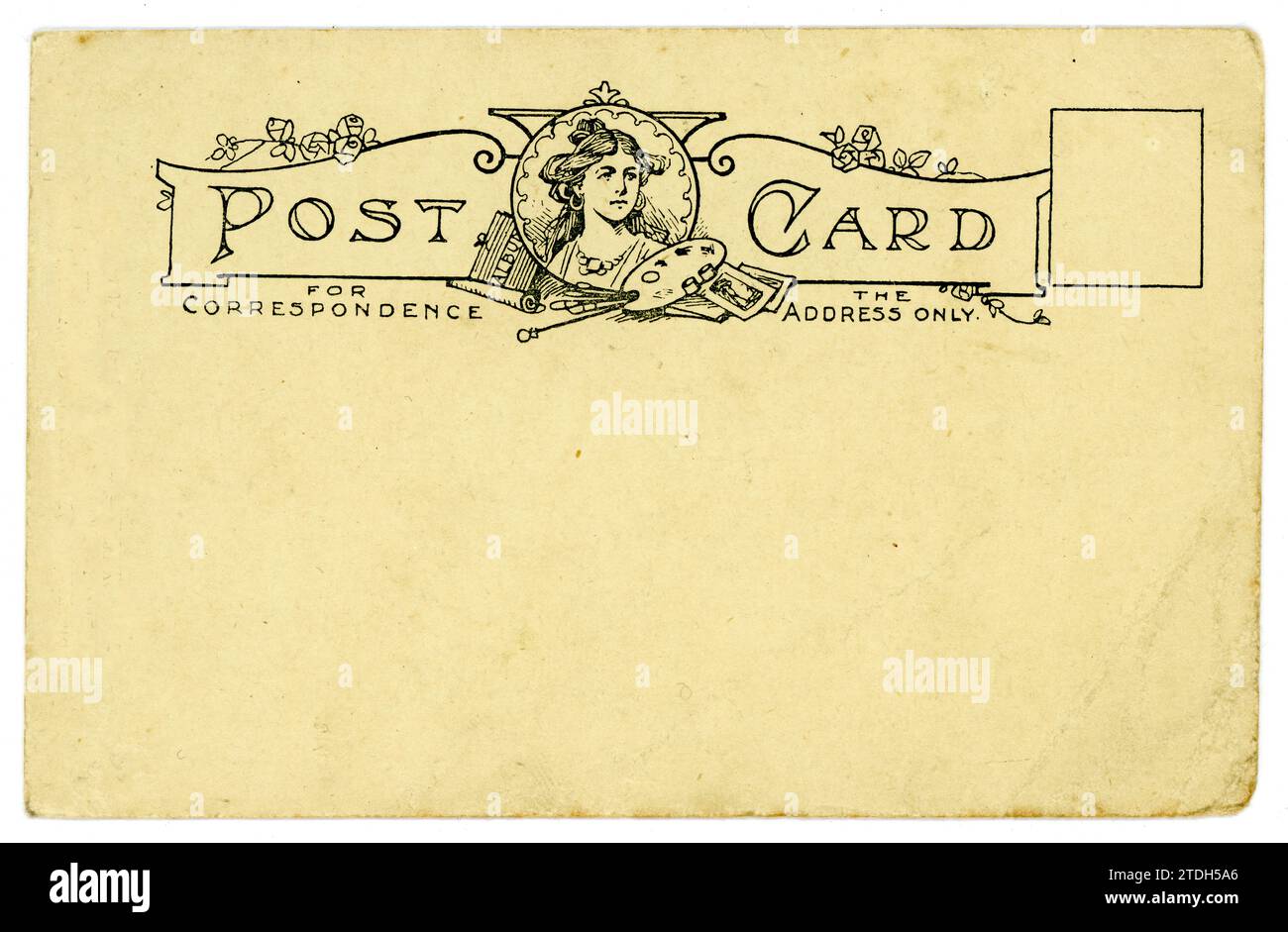 Postal original de principios de los años 1900 circa 1915, Reino Unido Foto de stock