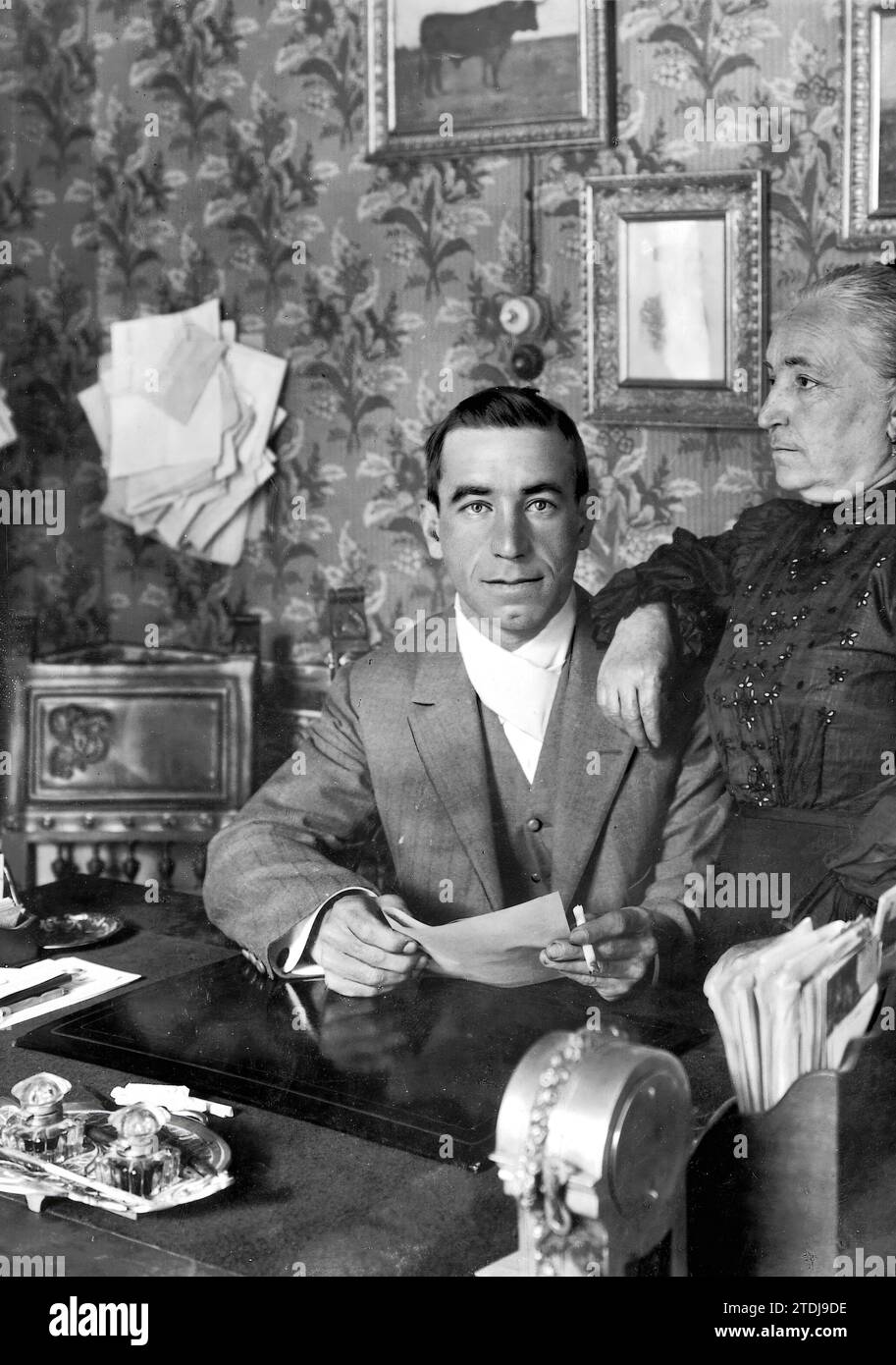 30 de septiembre de 1910. Vicente Pastor en la intimidad. El aclamado