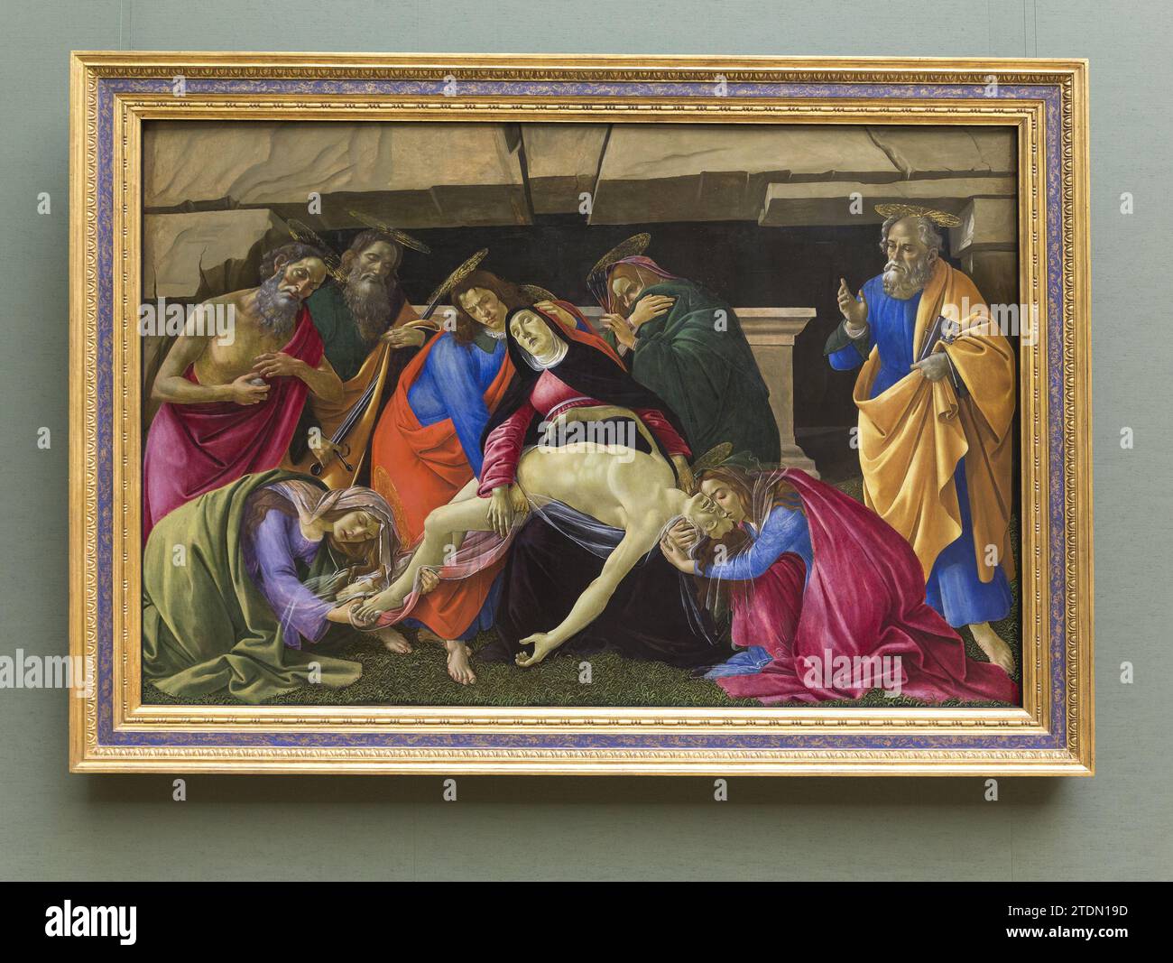 Sandro Botticelli - Lamentación Foto de stock