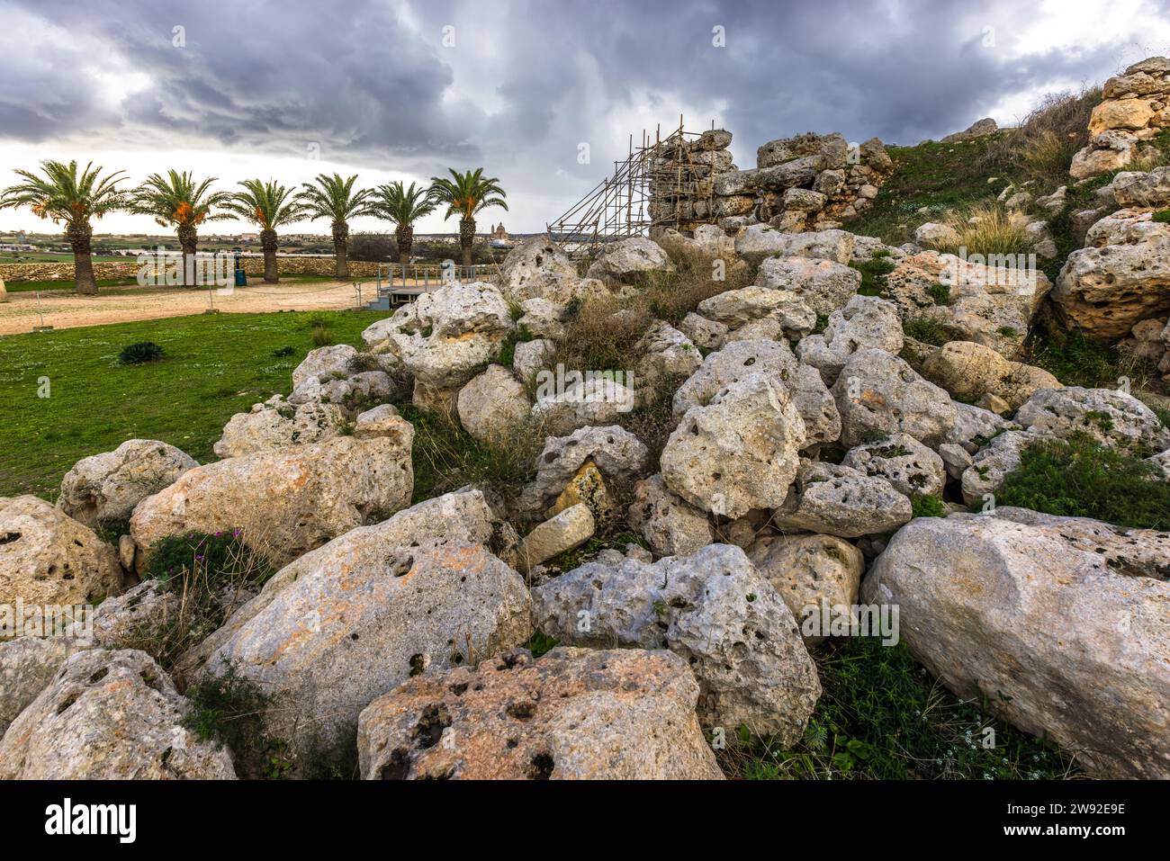 Los templos de Ġgantija en la isla de Gozo son parte de los templos