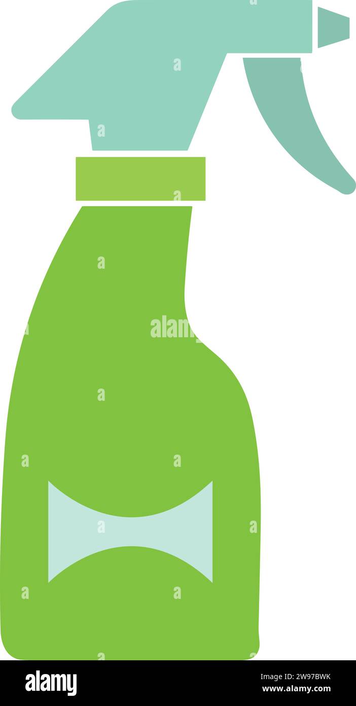 Limpiador de spray Botella Colorido Icon | Limpiador de ventanas | Limpieza de spray símbolo Ilustración del Vector