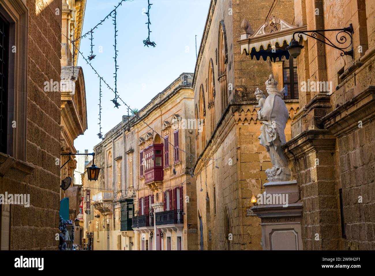 Lugar de rodaje de Juego de Tronos en Mdina, Malta Foto de stock
