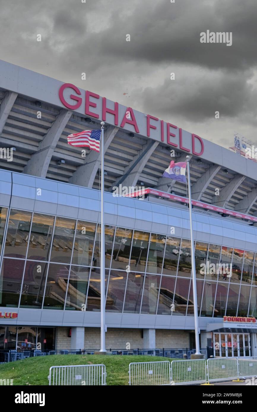 Kansas City, Missouri 28 de diciembre de 2023 GEHA Field en