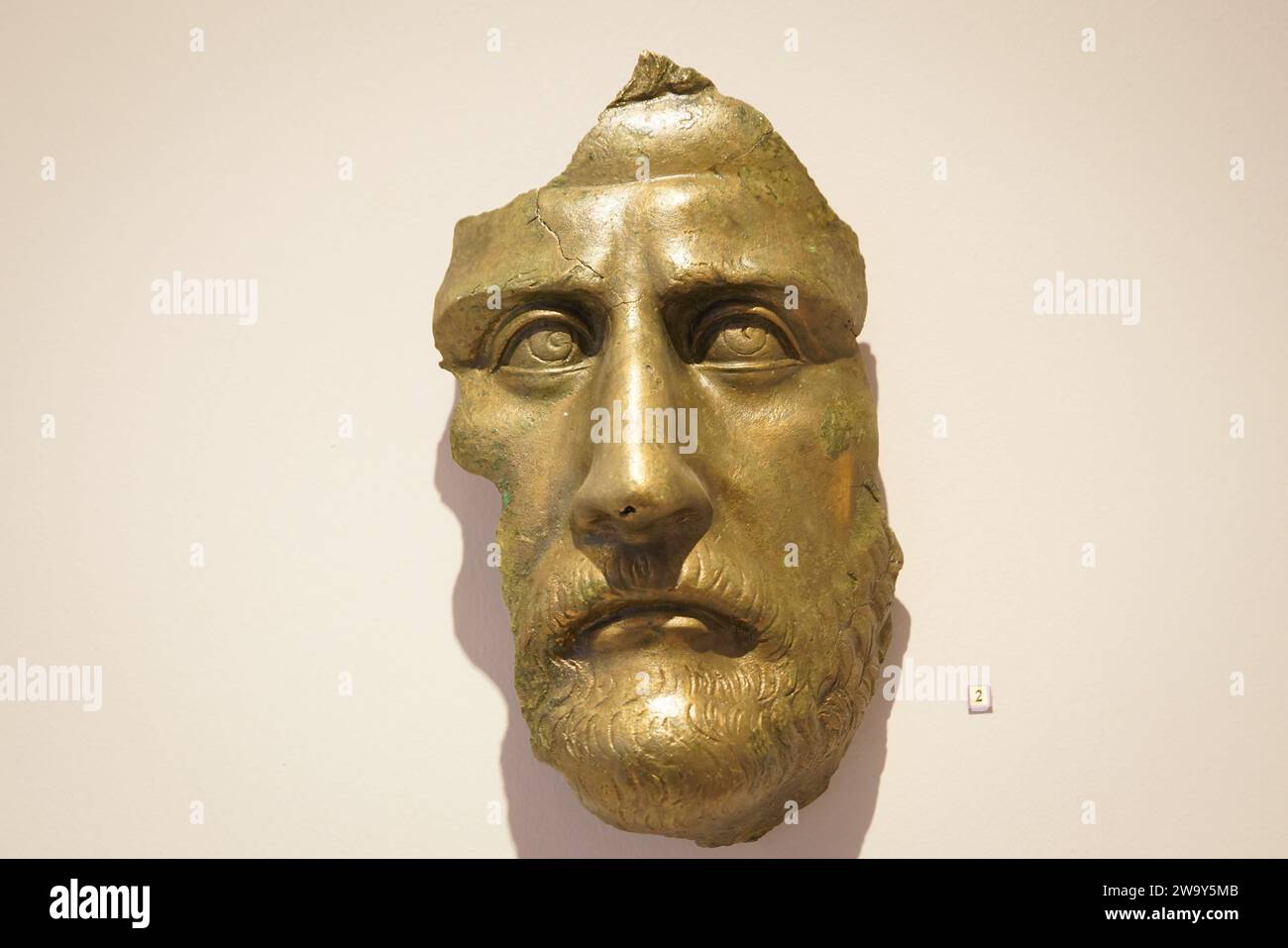 Estatua de bronce en el Museo de Civilizaciones Anatolianas, ciudad de Ankara, Turquía Foto de stock
